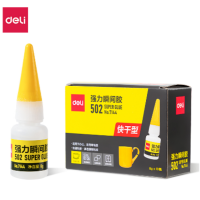 得力 7144-502强力瞬间胶8g 整盒(1组10瓶)