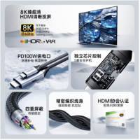 绿巨能 H150 转换线Type-C转HDMI2.1线 1.5米 货期1周