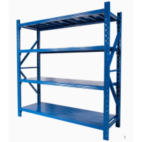 办公仓储货架置物架 规格:200*200*60cm 颜色(蓝色)5个含安装 货期:1周 无维保