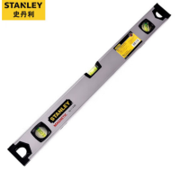 史丹利 42-111-23 24英寸工业级强磁靠尺磁性三水泡铝合金水平尺24