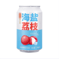 海盐荔枝饮料310ml*12罐 货期1周