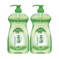 蓝月亮 绿茶洗洁精1kg*2 果蔬食品可用 货期1周