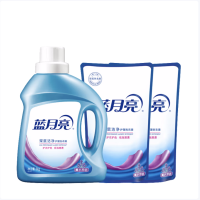 蓝月亮 深层洁净洗衣液套装薰衣草1kg瓶装+薰衣草1kg*2袋 货期1周