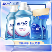 蓝月亮 洁净薰衣草洗衣液组合 2kg瓶+1kg瓶+1kg袋+白兰双用500g*2 货期1周