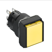 SND 自复位带灯按钮 XB6ECW5B1F 方形黄色24V 货期一周