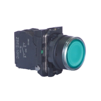 SND 弹簧复位Ø22平头带灯按钮 XB5AW33B1C 绿色24V AC/DC 货期一周