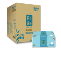 清风 原木纯品BR42AQQ 3层120抽*20包(箱装)