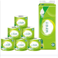 心相印 云感系列BT5410 四层150克*10卷 立体压花卷筒卫生纸