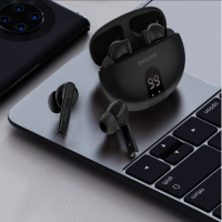 飞利浦 TAT3559 无线主动降噪蓝牙耳机(黑色)货期一周