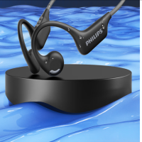 飞利浦 TAA1708 骨传导概念挂耳式耳机 黑色 货期一周