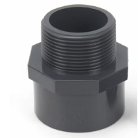 协羽 UPVC 外牙阀接头,De63*螺纹2寸 货期两周