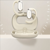 纽曼Newmine LY27 蓝牙耳机挂耳式骨传导概念开放式无线不入耳 暖日白 货期一周