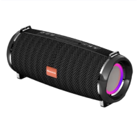 纽曼Newmine BT33 便携式蓝牙音箱桌面音响炫彩 黑色 货期1周