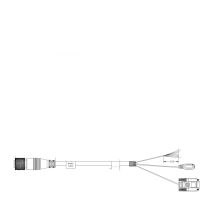 华睿科技 配套R4013线材黑色5M CABIO-M12A12F-DCXX-05 货期2周