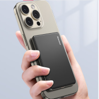 纽曼Newmine LX12 磁吸超薄5000毫安充电宝MagSafe快充移动电源 黑色 货期1周