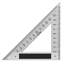 得力 DL303200 铝合金三角尺200mm钢尺 1组5把 货期1周