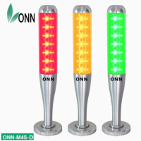 onn 三色警示灯 M4S-D-A3-BBF DC24V 常亮含蜂鸣器 货期2周
