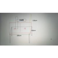 亚克力柜子 210*140*130 cm 整面开合 货期2周 含安装