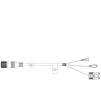 华睿科技 配套SS5000传感器IO电源线黑色10M CABIO-M12A12F-DCXX-10D 货期2周