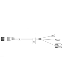 华睿科技 配套SS4000传感器IO电源线黑色15M CABIO-M12A12F-DCXX-15D 货期2周