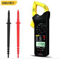 得力 DL8450 带温度测量钳形万用表3999位 货期1周
