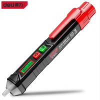 得力 DL8013 非接触式测电笔12-1000V AC相序检测 1组2支 货期1周