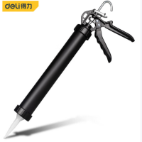 得力 DL2391 压胶枪15寸筒式省力型压胶枪玻璃胶枪结构胶枪 一组2把 货期1周