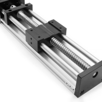 滑台模组EB滚珠丝杠直线滑轨双光轴小型电动升降57步进电机工作台 不含电机行程100mm 货期两周