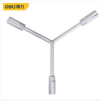 得力 DL121314 Y型三叉套筒扳手三叉扳手12x13x14mm 1组6把 货期1周