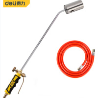 得力 DL415050B 烧肉烧猪50型双开快速接头喷火枪 1组3把