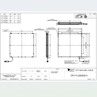 OPT 底部背光源 OPT-FL200200-W 货期2周