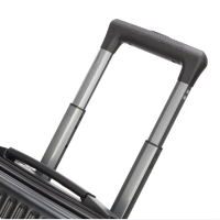 恒源祥 HYX8062 竖纹拉链箱 出差行李箱可登机旅行拉链密码箱 20英寸 黑色 货期1周