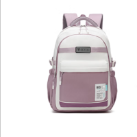 恒源祥 HYX0664 少年双肩包 大容量书包 45*17*35cm 紫色 货期1周