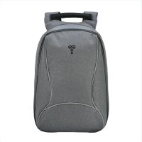 恒源祥 HYX0145 时尚简约防盗双肩包 背包电脑包 43*31*14cm 浅灰 货期1周