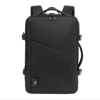 恒源祥 HYX023-16 国际商旅双肩包 背包电脑包 30*42*16cm 黑色 货期1周