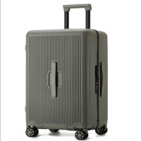 恒源祥 HYX8085-20 戈尔德拉链箱 出差商务拉杆箱旅行箱 20英寸 绿色 货期1周