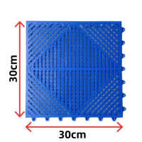游泳馆镂空拼接防摔倒脚垫 蓝色 30cm*30cm*1.4cm 货期1周