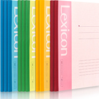 得力 7658 办公无线装订本(混)-60张-A4(1组10本)