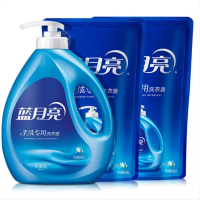 蓝月亮 81000459 洗衣液 风清白兰手洗专用洗衣液1kg+风清白兰手洗专用洗衣液袋装1kg*2