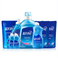蓝月亮 81000893 洗衣液套装 亮白薰2kg+袋装500g*2+手洗1kg+袋装500g+80g*2+预涂500g