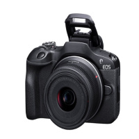 佳能EOS R100 18-45镜头 含64G内存卡+原装电池+UV保护镜+数据线 维保一年 货期2周