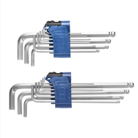 东成 精品加长球头内六角扳手九件套 加长型 手动工具(1组5套) 货期2周