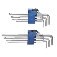 东成 精品特长球头内六角扳手九件套 特长型 手动工具(1组5套) 货期2周