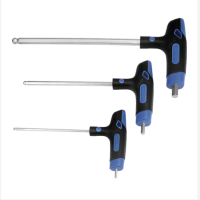 东成 T型球头内六角扳手 6mm 优质铬钒钢锻造球头设计 手动工具(1组15把) 货期2周