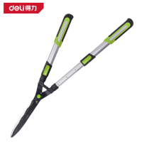 得力 整篱剪35寸特氟龙刀头铝合金伸缩柄 园林大剪刀 DL580422 货期1周
