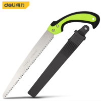 得力 DL580927 腰锯木工锯子园林园艺手锯270mm65Mn (1组5把 )货期1周