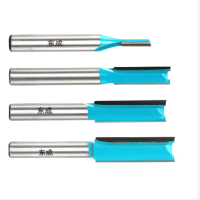 东成 木工铣刀 直刀 (1/4×5/16) 1组10把 货期2周