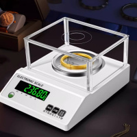 克重称克电子秤 0.01克精度,3000克+砝码/防风罩 维保1年 货期2周