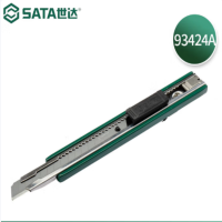 世达 93424A 锌合金美工刀13节9x80MM (1组10把)货期1周