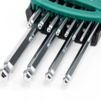 世达 09106 12件英制加长球头内六角扳手组套(1组2套) 货期1周